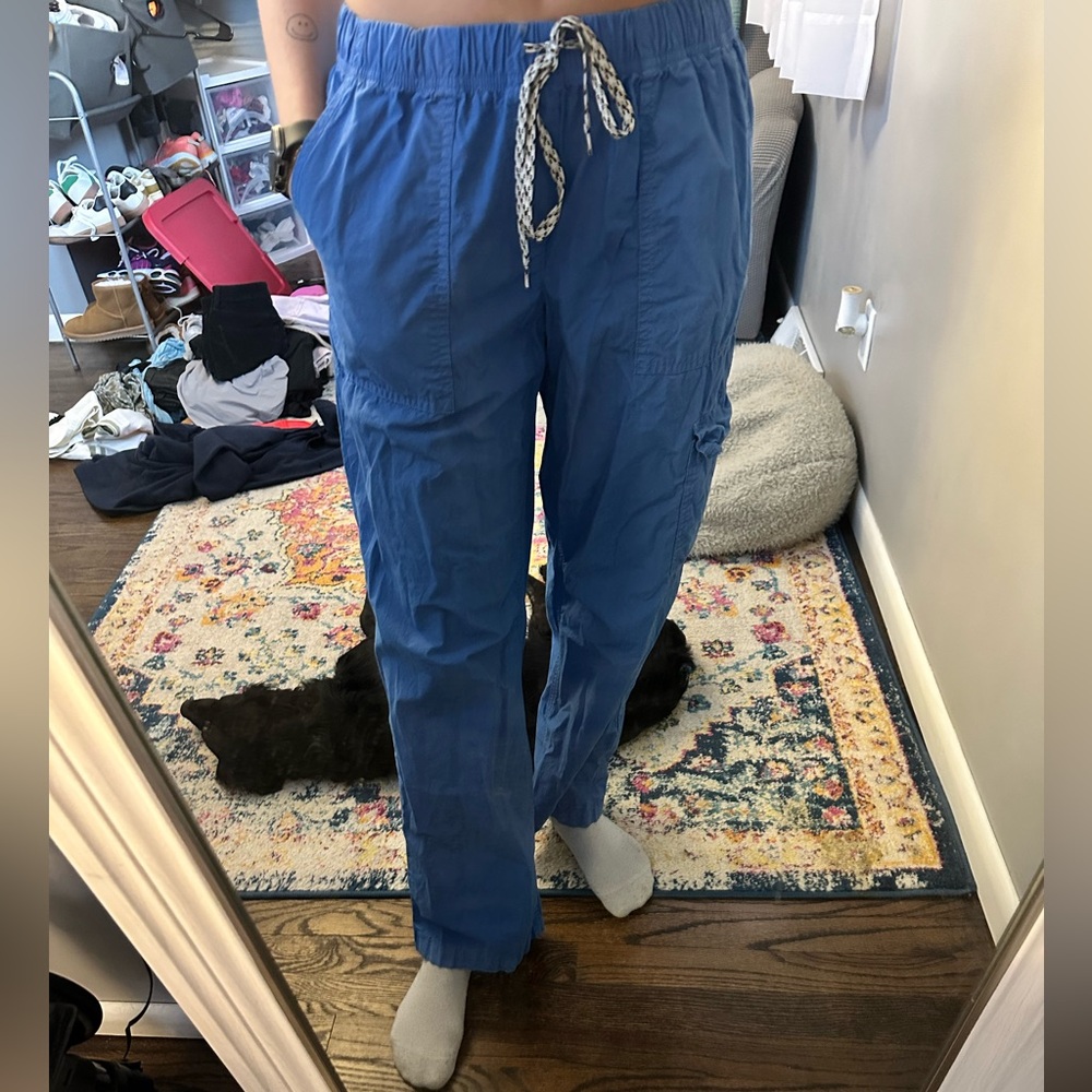 AERIE blue cargo pants